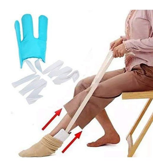 Sock Aid & Sock Slider – Put On Socks Without Bending Down