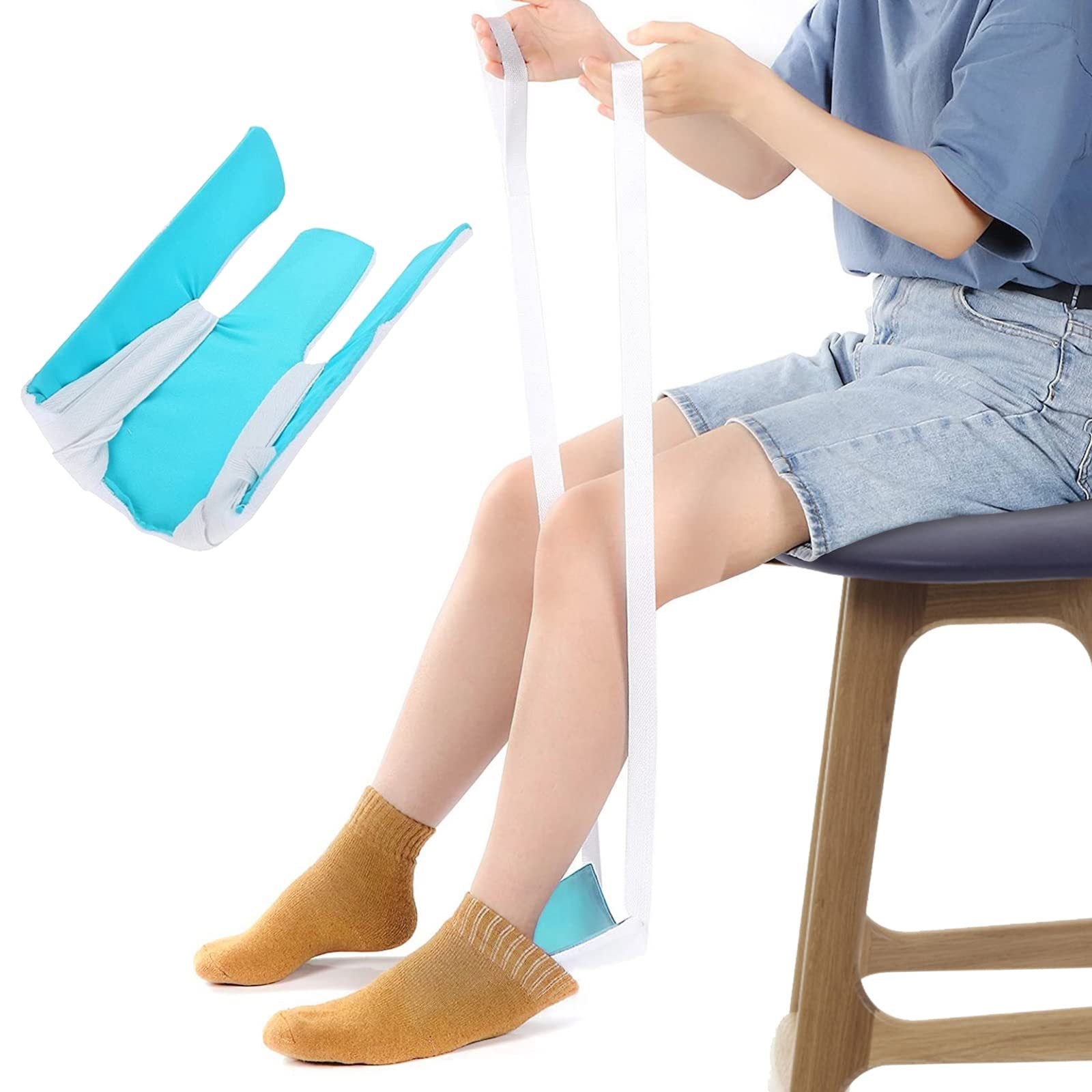 Sock Aid & Sock Slider – Put On Socks Without Bending Down