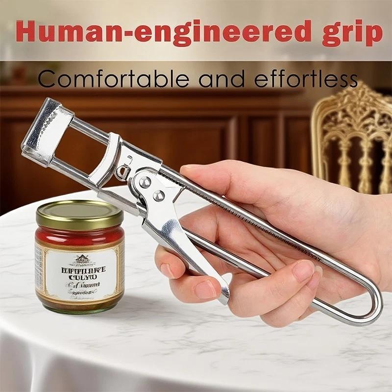 Easy-Grip Manual Jar & Bottle Opener – Long Non-Slip Handle