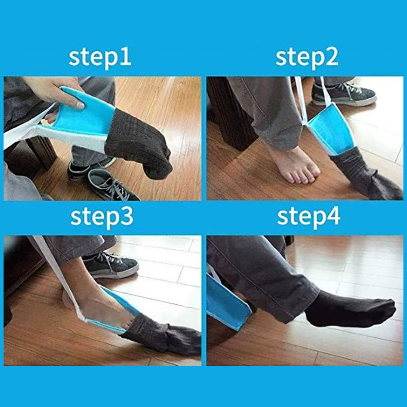 Sock Aid & Sock Slider – Put On Socks Without Bending Down